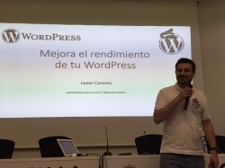 Javier Casares en Wordpress Day Cantabria 